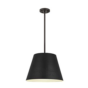 Z-Lite Maddox 1-Light Chandelier In Matte Black