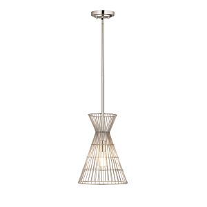 Z-Lite Alito 1-Light Mini Pendant Light In Polished Nickel