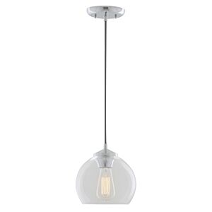 Oberon 1-Light Pendant in Chrome