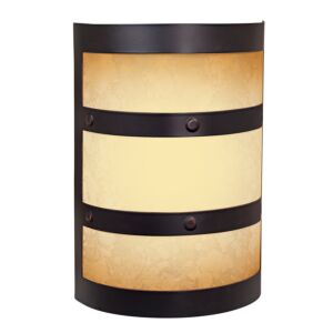 Designer Chime Illuminated Half Cylinder Lighted Chime in Oiled Bronze Gilded by Craftmade