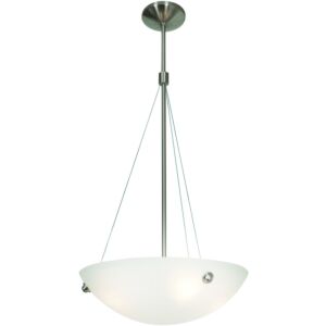 Noya  Pendant in Brushed Steel by Access