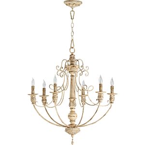 Salento 6-Light Chandelier in Persian White