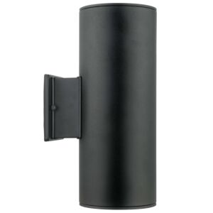 Ascoli Two Light Outdoor Wall Mount in Black by Eglo USA