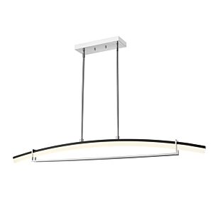 Z-Lite Arc 1-Light Chandelier In Chrome