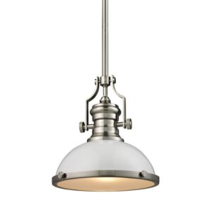 Chadwick 1-Light Pendant in Gloss White