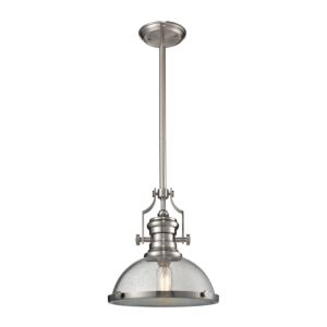 Chadwick 1-Light Pendant in Satin Nickel