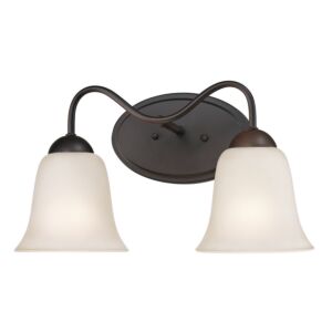 Conway 2-Light Bathroom Vanity Light in Oil Rubbed Bronze