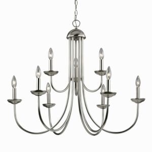 Williamsport  Chandelier in Brushed Nickel by ELK Home