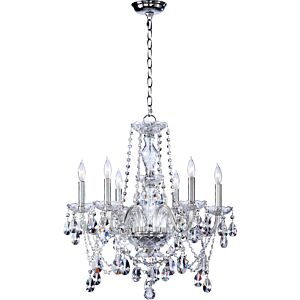 Bohemian Katerina 6-Light Chandelier in Chrome