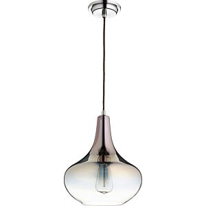 8004 Filament Pendants 1-Light Pendant in Gunmetal w with Coffee Ombre