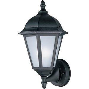 Maxim Lighting Westlake LED E26 1 Light 1 Light Outdoor Wall Mount in Black