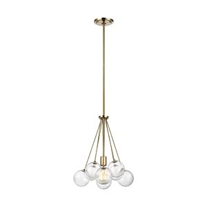 Sea Gull Brassville Pendant Light in Satin Brass