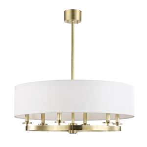  Durham Pendant Light in Aged Brass