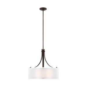 Elmwood Park 3-Light Pendant in Bronze