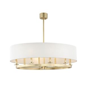  Durham Kitchen Island Light in Aged Brass