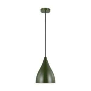 Oden 1-Light LED Pendant in Olive