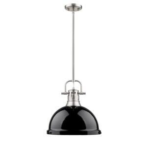 Duncan  Pendant in Pewter by Golden Lighting