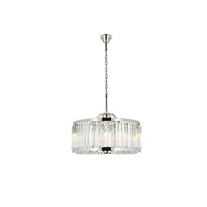 Chelsea 8-Light Chandelier in Polished Nickel