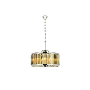 Chelsea 8-Light Chandelier in Polished Nickel