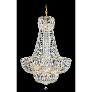 Petit Crystal Deluxe 20 Light Pendant in Gold by Schonbek