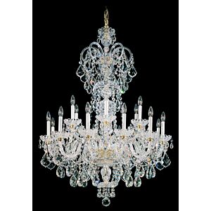 Olde World 23 Light Chandelier in Gold by Schonbek