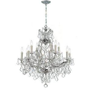 Maria Theresa 13 Light Chandelier in Polished Chrome by Crystorama