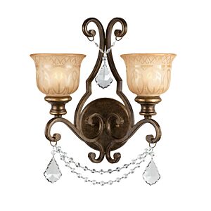 Norwalk 2-Light Wall Sconce in Bronze Umber