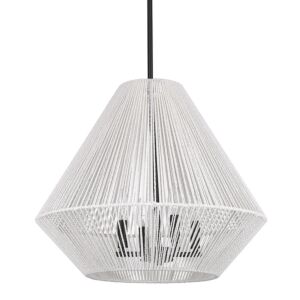 Valentina 4-Light Pendant in Matte Black