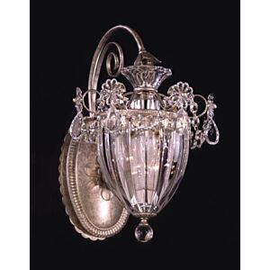 Bagatelle One Light Wall Sconce in Antique Silver by Schonbek