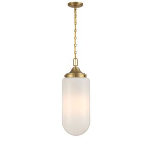 Bryant Three Light Pendant in Warm Brass by Savoy House