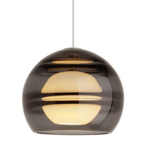 Sedona LED Pendant in Satin Nickel by Visual Comfort Modern