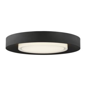 Hilo 1-Light 2.20"H LED Flush Mount in Nightshade Black