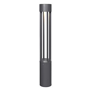 Turbo LED Outdoor Bollard in Charcoal by Visual Comfort Modern