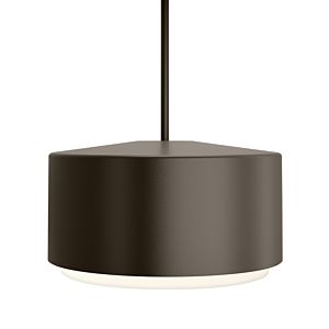 Visual Comfort Modern Roton 10" Outdoor Hanging Light in Bronze