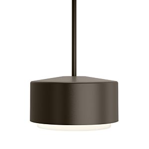 Roton LED Outdoor Pendant in Bronze by Visual Comfort Modern