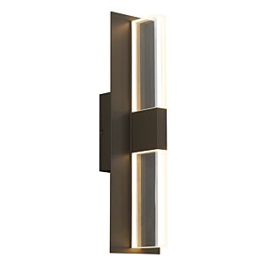 Visual Comfort Modern Lyft 19" Outdoor Wall Light in Bronze