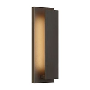 Visual Comfort Modern Nate 3000K LED 17" Outdoor Wall Light in Bronze