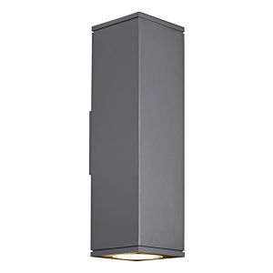 Visual Comfort Modern Tegel 18" Outdoor Wall Light in Charcoal