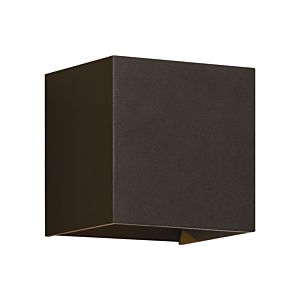 Tech Vex 5 Inch Outdoor Wall Light in Bronze