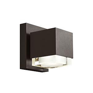 Voto LED Outdoor Wall Lantern in Bronze by Visual Comfort Modern