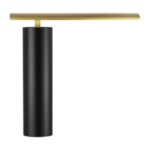 Kadia 1-Light 16.40"H LED Table Lamp in Natural Brass