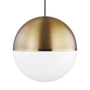 Tech Akova Pendant Light in Aged Brass and Bright Brass