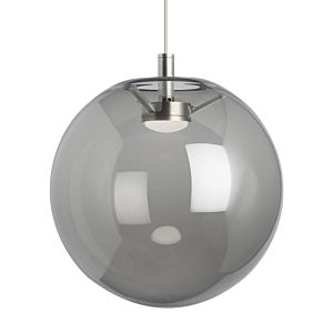 Palona LED Pendant in Satin Nickel by Visual Comfort Modern