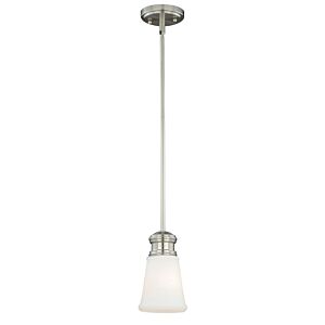 Malie 1-Light Mini Pendant in Satin Nickel