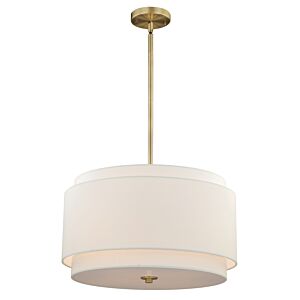 Burnaby 4-Light Pendant in Matte Brass