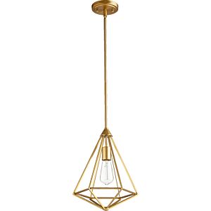 Bennett 1-Light Pendant in Aged Brass