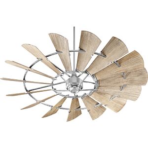 Windmill 72" Hanging Ceiling Fan in Galvanized