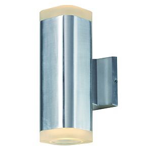 Lightray LED LED Outdoor Wall Sconce in Brushed Aluminum by Maxim