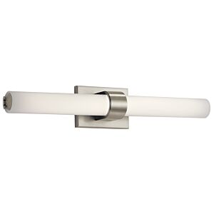 Izza 1-Light LED Bathroom Vanity Light in Brushed Nickel