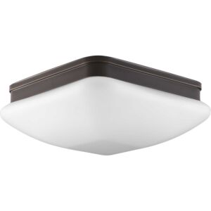 Appeal - Opal 3-Light Flush Mount in Antique Bronze